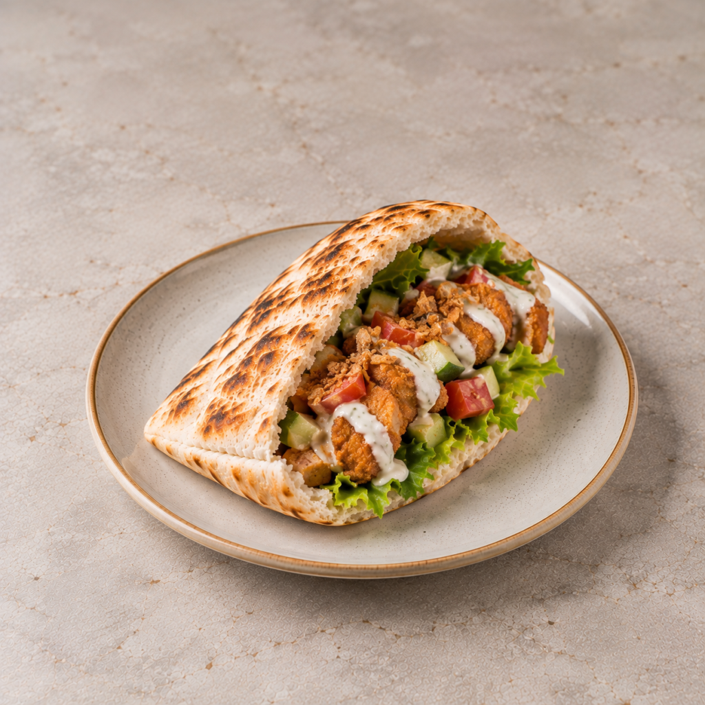 crispy chicken pocket