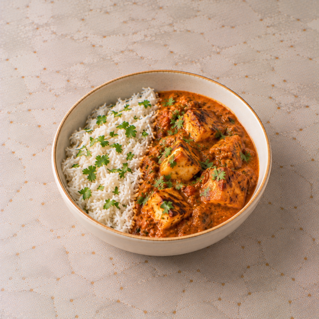 paneer tikka bowl